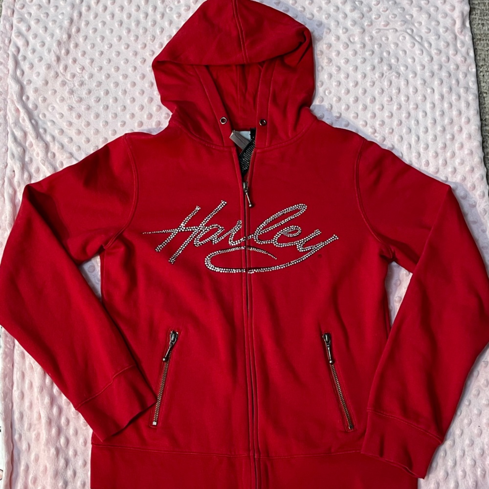 Small Harley Davidson Zip-up hoodie